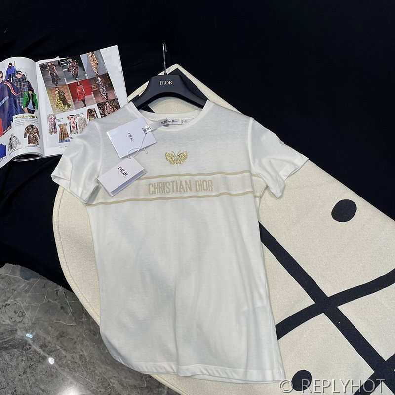 디올 자수 티셔츠 [매장가 150만원대]