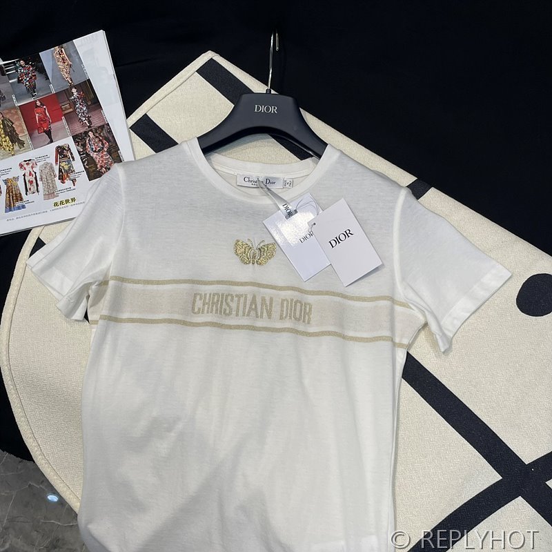 디올 자수 티셔츠 [매장가 150만원대]
