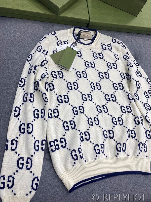 구찌 코튼 니트 스웨트셔츠 [매장가 110만원대]