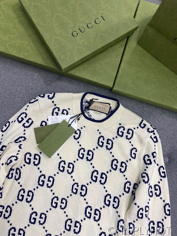 구찌 코튼 니트 스웨트셔츠 [매장가 110만원대]