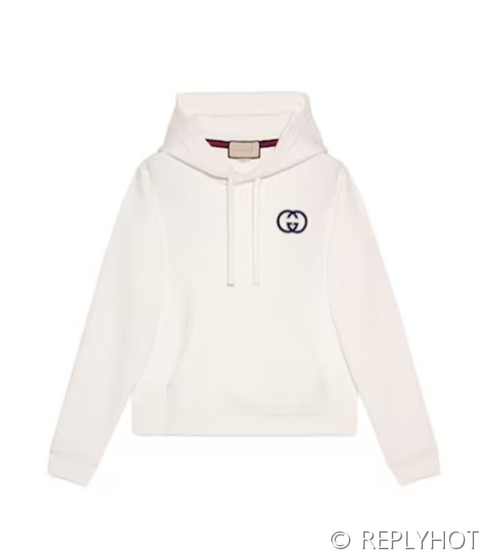 구찌 코튼 저지 후드 스웨트셔츠 [매장가 170만원대]