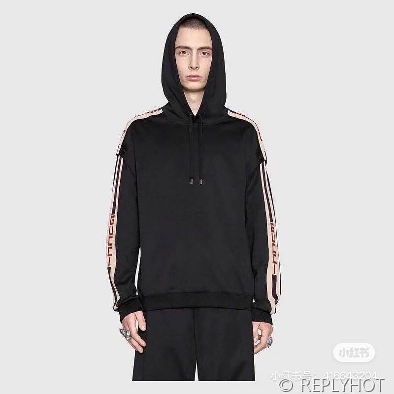 구찌 웹 스포츠 탈부착 슬리브 후드 (남여공용)[매장가 520만원대]