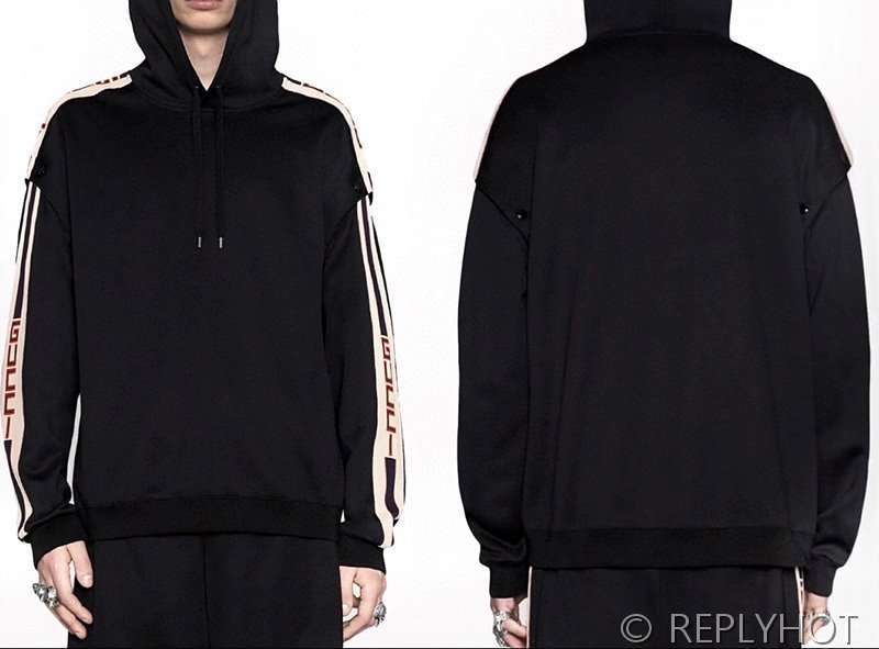 구찌 웹 스포츠 탈부착 슬리브 후드 (남여공용)[매장가 520만원대]