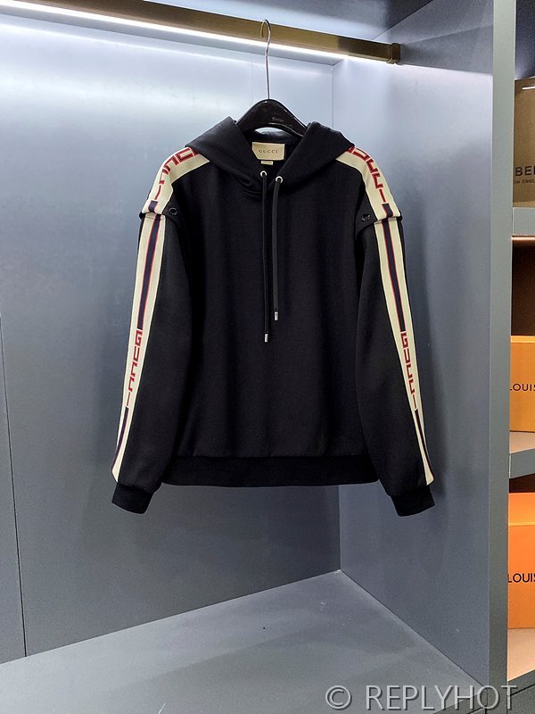 구찌 웹 스포츠 탈부착 슬리브 후드 (남여공용)[매장가 520만원대]