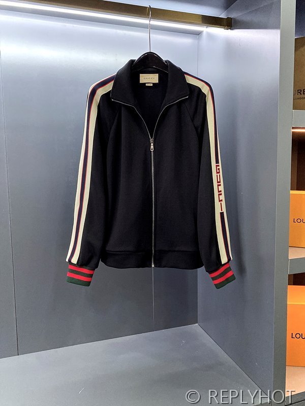 구찌 레터로고 웹 스포츠 집업자켓(남여공용) [매장가 480만원대]