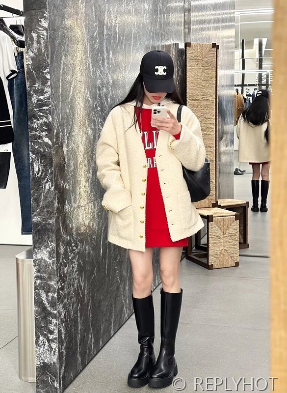 셀린느 캐시미어 트위드 재킷[매장가 460만원대]