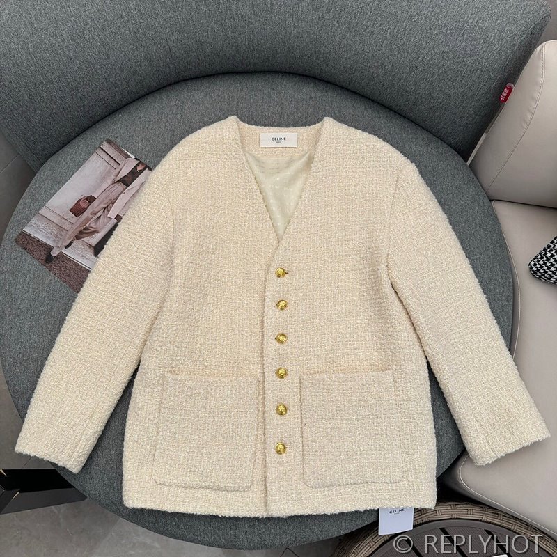 셀린느 캐시미어 트위드 재킷[매장가 460만원대]