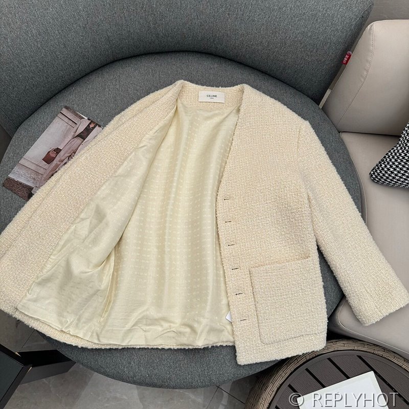 셀린느 캐시미어 트위드 재킷[매장가 460만원대]