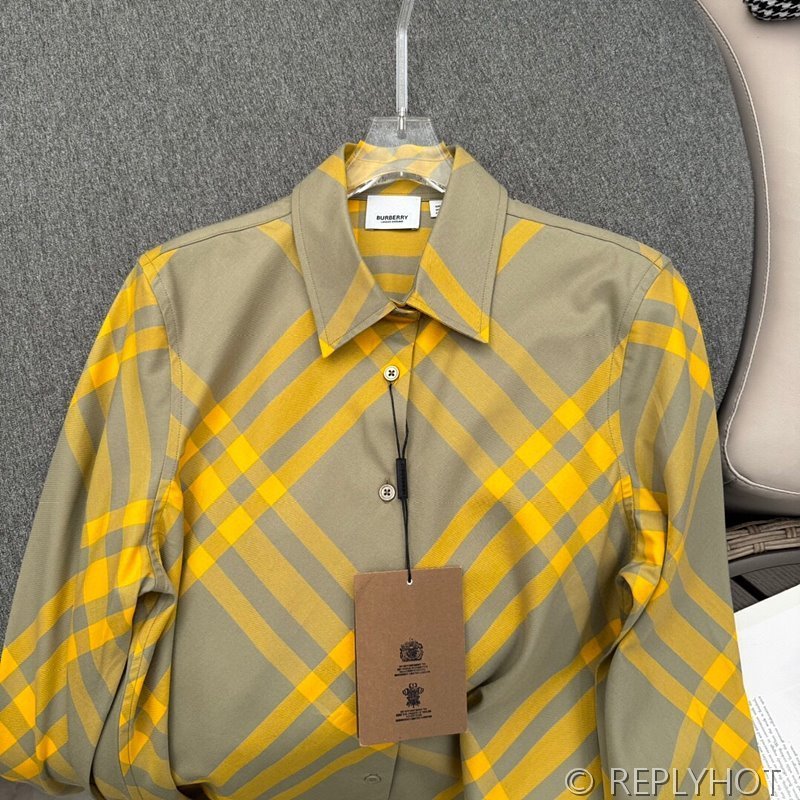 버버리 체크 셔츠[매장가 260만원대]