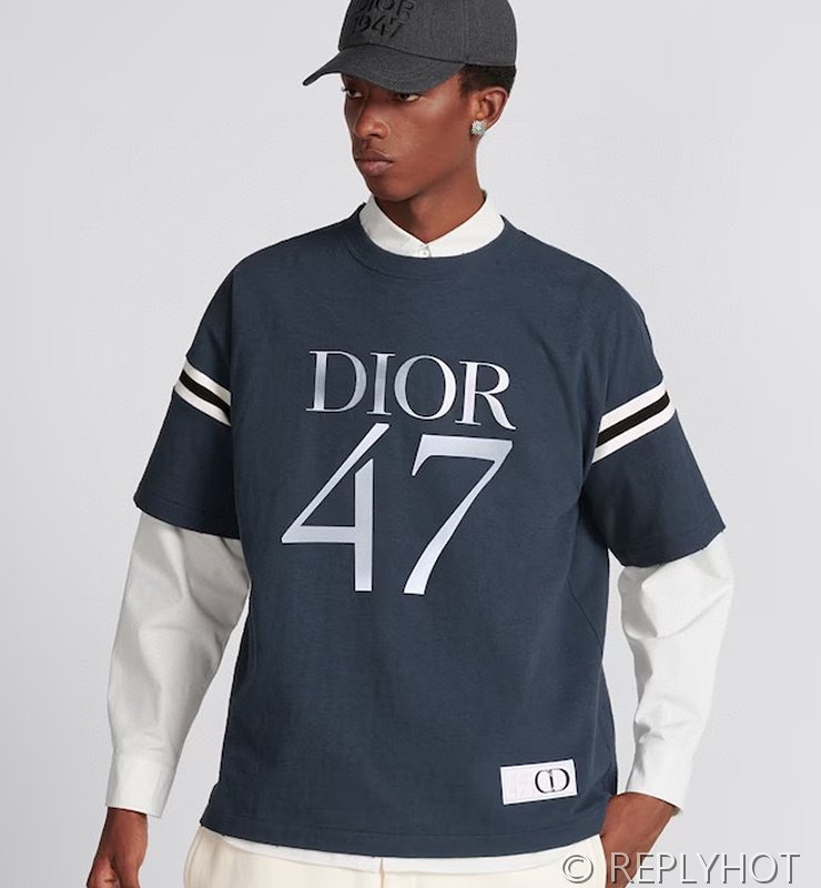 디올 47 프린트 반팔(남여공용) 3COLOR