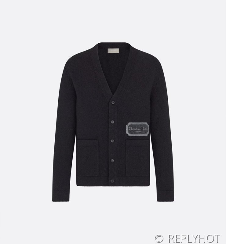 디올 모노그램 자수 캐시미어 가디건(남여공용) 2COLOR