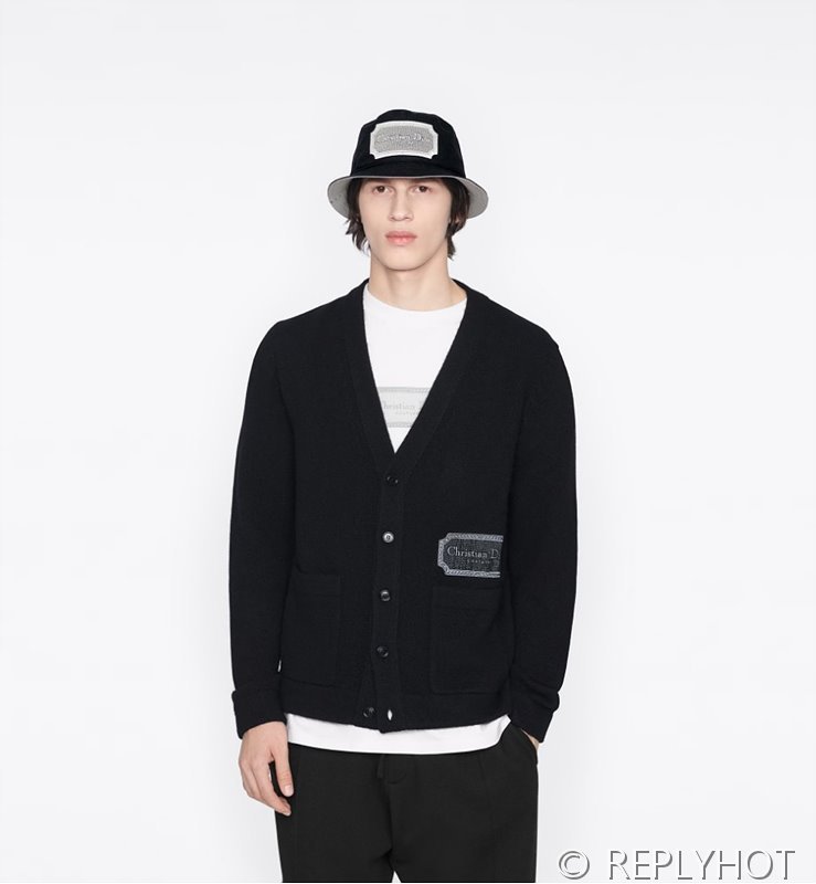 디올 모노그램 자수 캐시미어 가디건(남여공용) 2COLOR