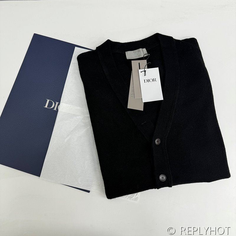 디올 모노그램 자수 캐시미어 가디건(남여공용) 2COLOR