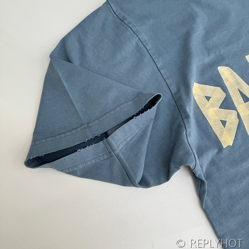 발렌시아가 테이프 레터 반팔(남여공용)