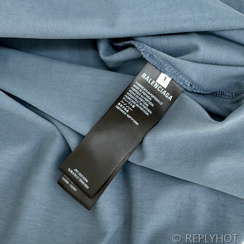 발렌시아가 테이프 레터 반팔(남여공용)