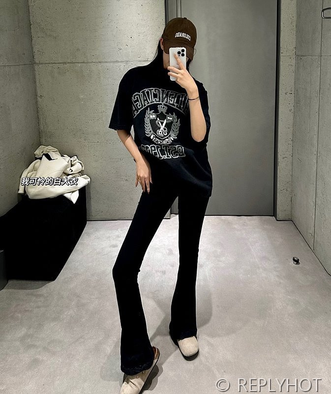 발렌시아가 가위 위트 반팔(남여공용)