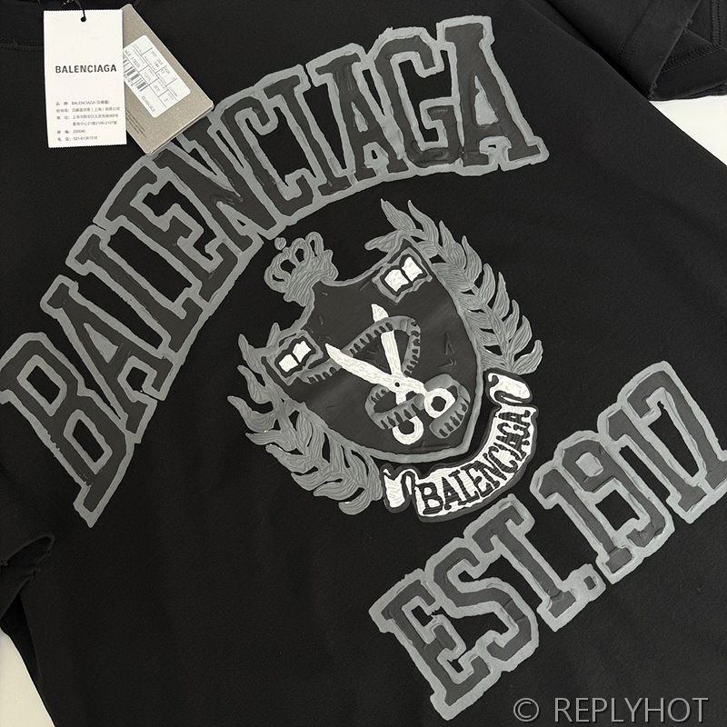 발렌시아가 가위 위트 반팔(남여공용)