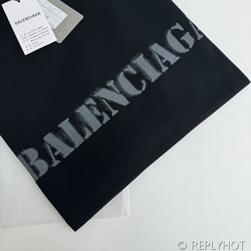 발렌시아가 레터 프린트 반팔(남여공용)