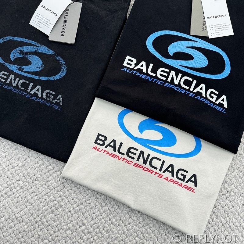 발렌시아가 서프 프린트 반팔(남여공용) 2COLOR