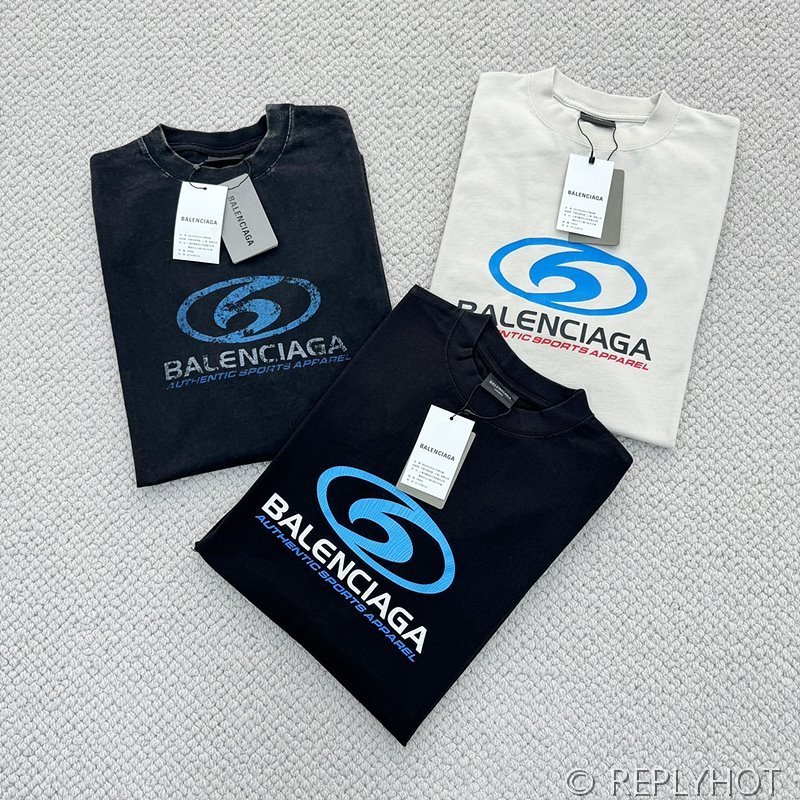 발렌시아가 서프 프린트 반팔(남여공용) 2COLOR