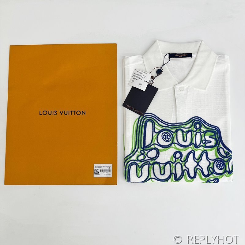 루이비통 LV1854 자수 폴로 셔츠(남여공용) 2COLOR