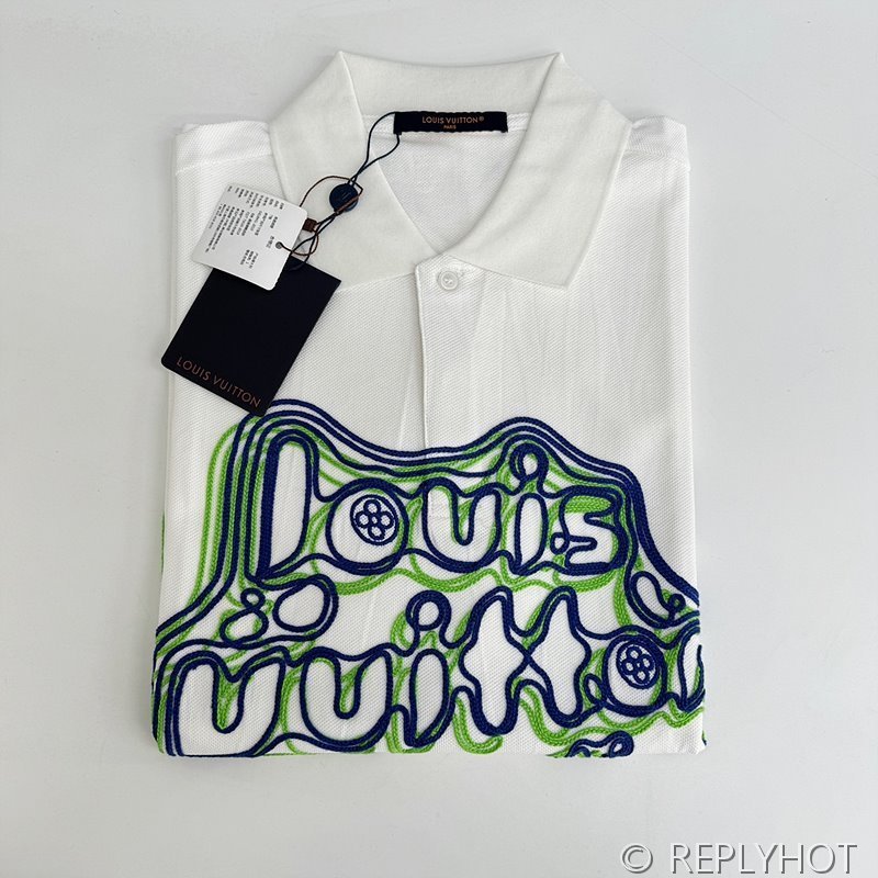 루이비통 LV1854 자수 폴로 셔츠(남여공용) 2COLOR