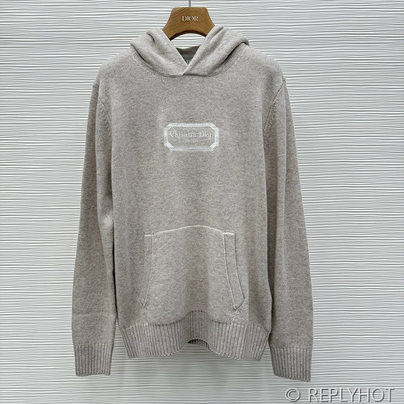 디올 자수 캐시미어 후디(남여공용)
