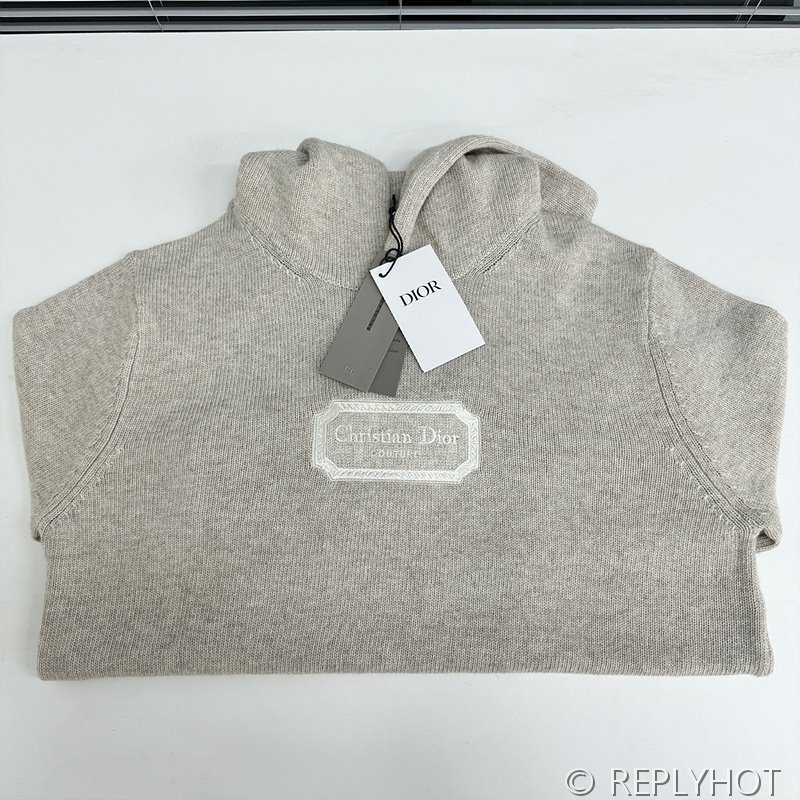 디올 자수 캐시미어 후디(남여공용)