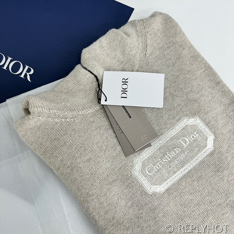 디올 자수 캐시미어 후디(남여공용)