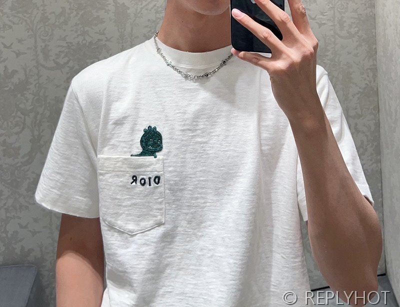 디올 Little Dinosaur 자수 반팔(남여공용) 2COLOR