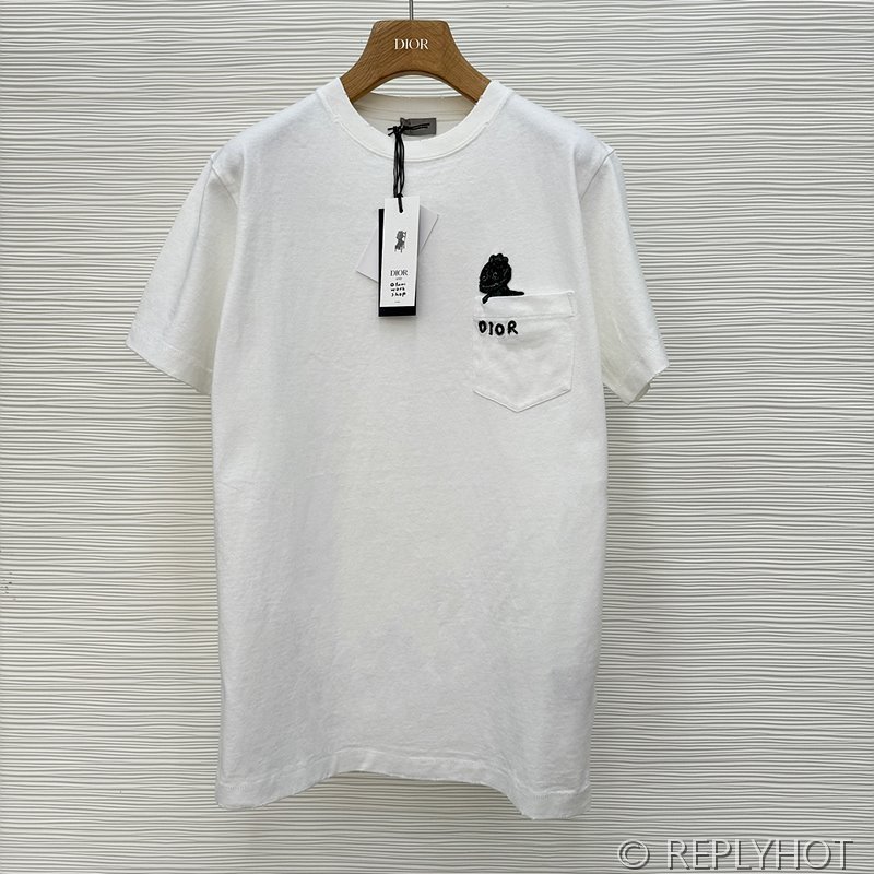 디올 Little Dinosaur 자수 반팔(남여공용) 2COLOR