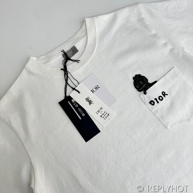 디올 Little Dinosaur 자수 반팔(남여공용) 2COLOR