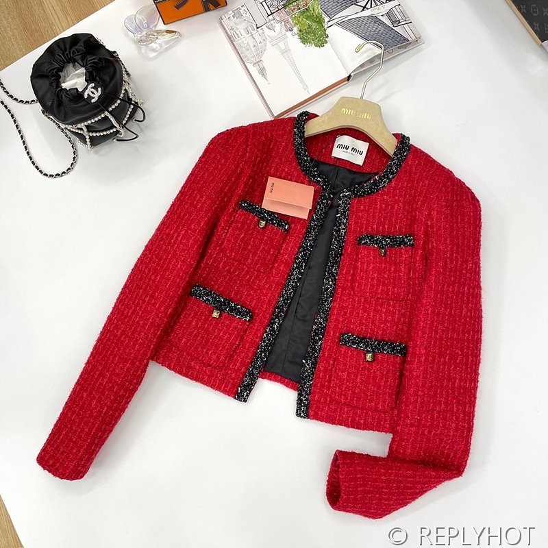 미우미우 라메 크로셰 가디건 [매장가 320만원대]