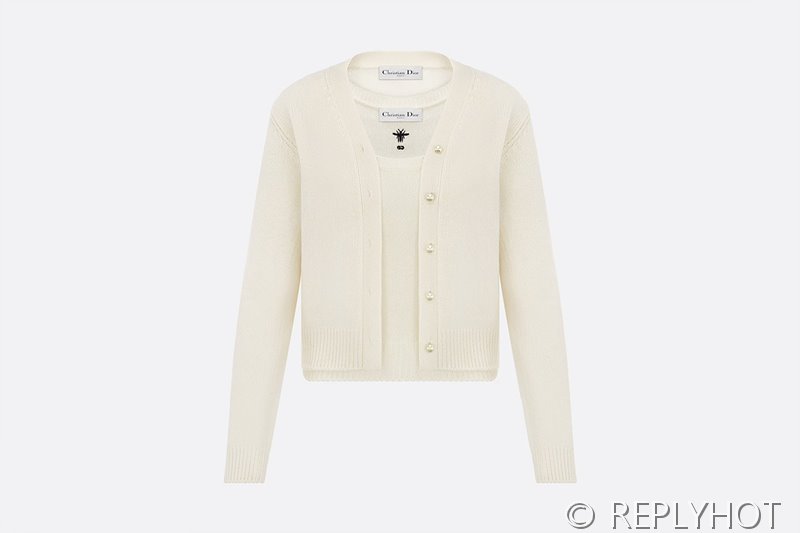 디올 트윈세트 캐시미어 니트가디건세트 2COLOR[매장가 460만원대]