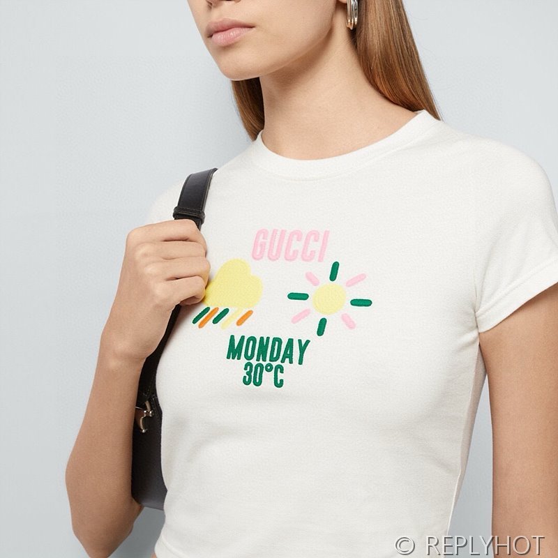 구찌 반팔 구름자수 [매장가 120만원대]