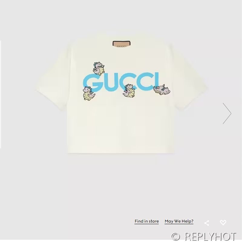 구찌 용자수 반팔티 2COLOR [매장가 120만원대]