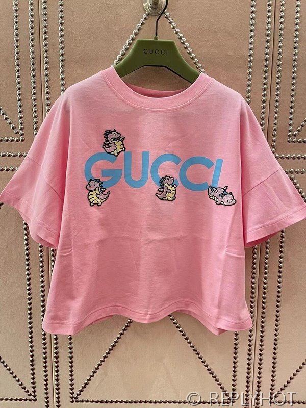 구찌 용자수 반팔티 2COLOR [매장가 120만원대]