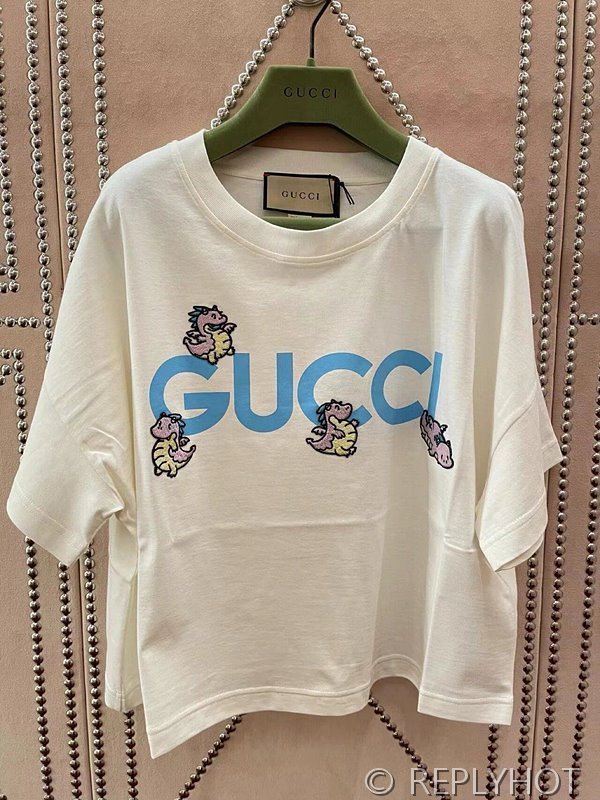 구찌 용자수 반팔티 2COLOR [매장가 120만원대]