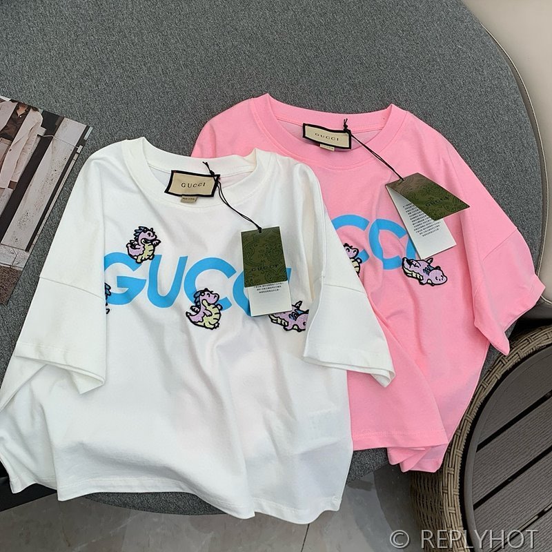 구찌 용자수 반팔티 2COLOR [매장가 120만원대]