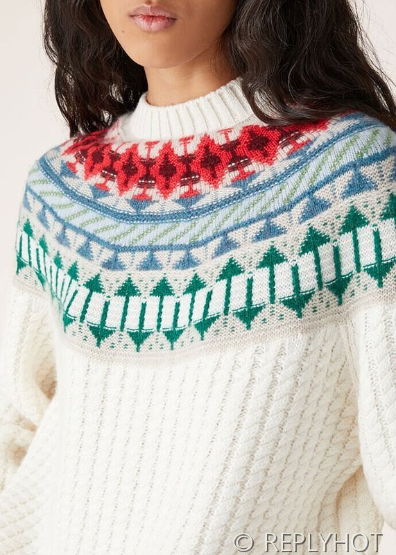 로로피아나 홀리데이 노엘 크루넥 니트 [매장가 350만원대]