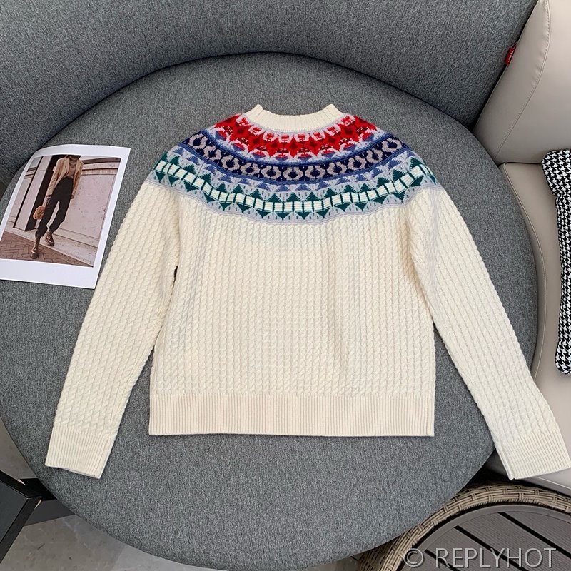 로로피아나 홀리데이 노엘 크루넥 니트 [매장가 350만원대]