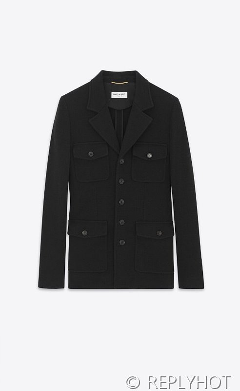 생로랑 울 저지 소재의 SAHARIENNE 재킷(벨트포함)[매장가 440만원대]