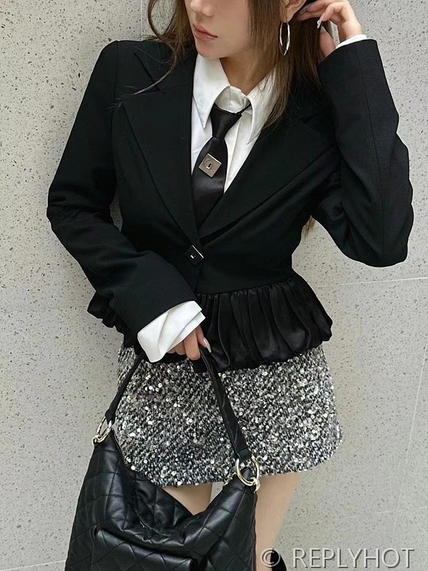 스트레이트 블링스커트