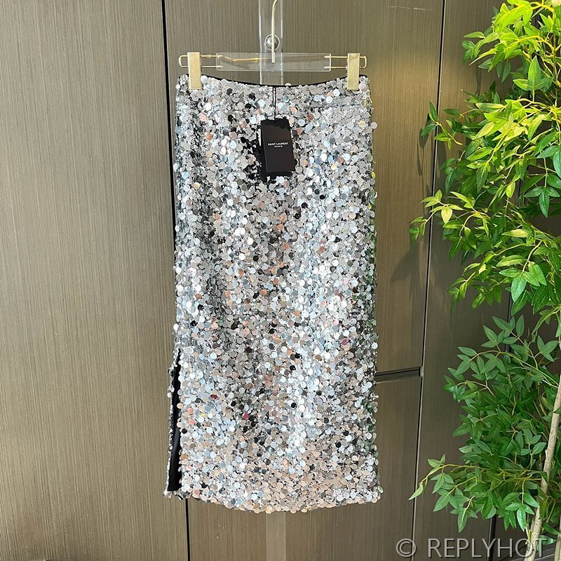 생로랑 갤럭시 스커트 [매장가 360만원대]