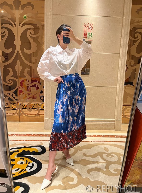 드리스 반 노튼 DVN 플라워 스커트[매장가 280만원대]