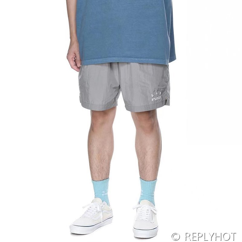 IAB 스튜디오 우븐 쇼츠 반바지 / 그레이