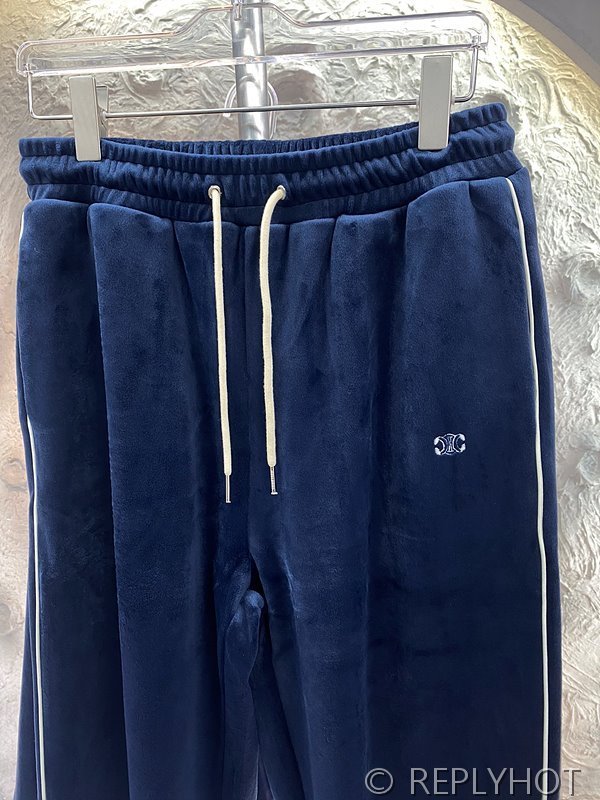 셀린느 벨벳 트레이닝 트랙수트 팬츠