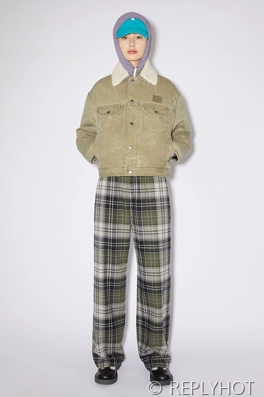 아크네스튜디오 체크 바지