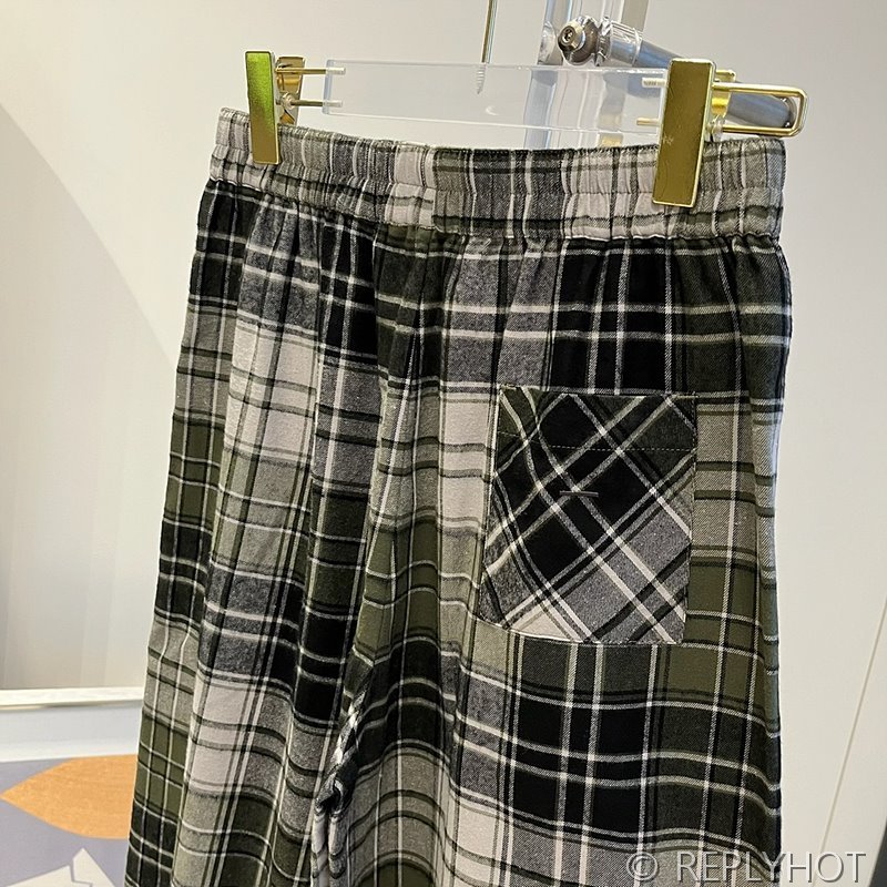 아크네스튜디오 체크 바지