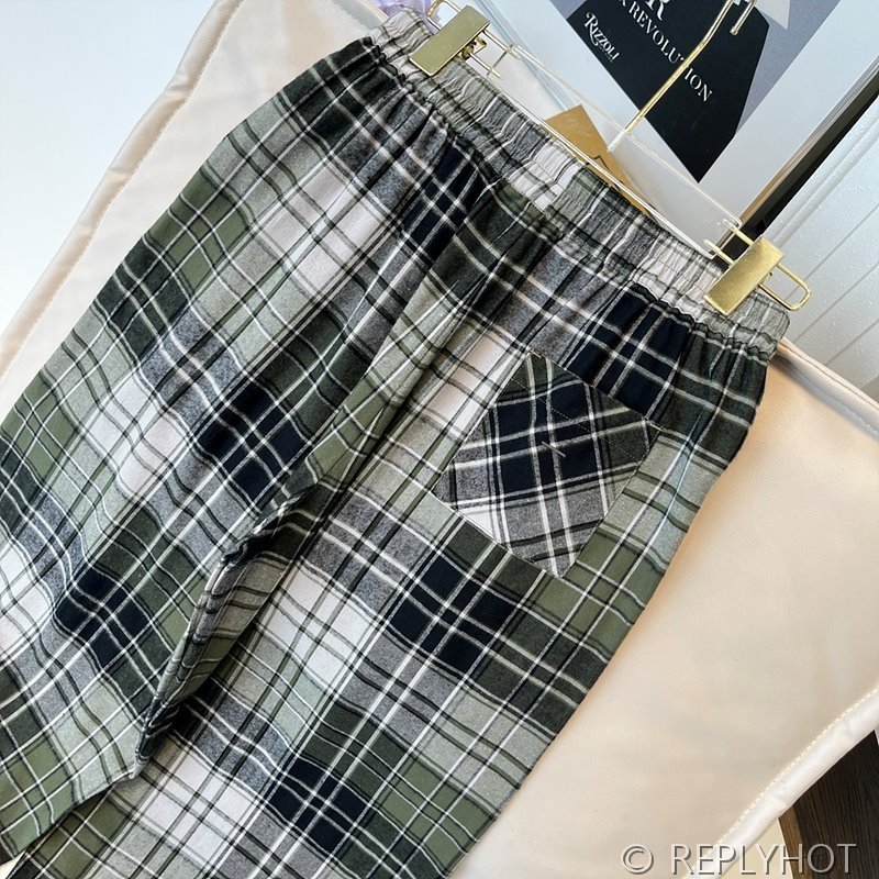 아크네스튜디오 체크 바지